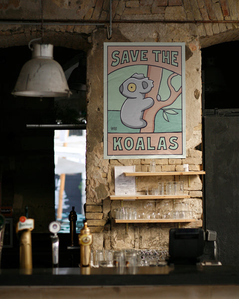 Save The Koalas Poster
