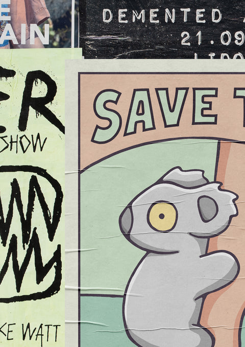 Save The Koalas Poster