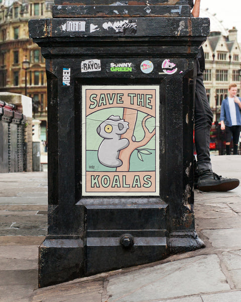 Save The Koalas Poster