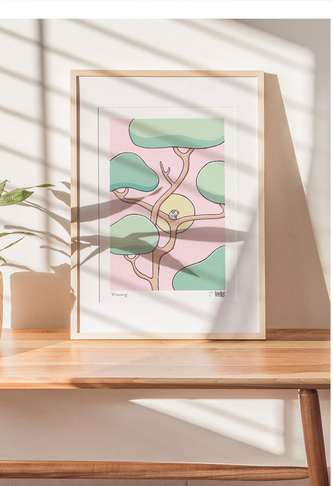 Dreaming Koala Art Print