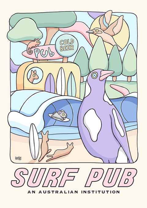 Surf Pub Poster