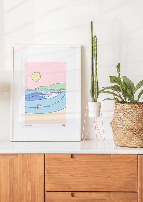 Early Surf Art Print