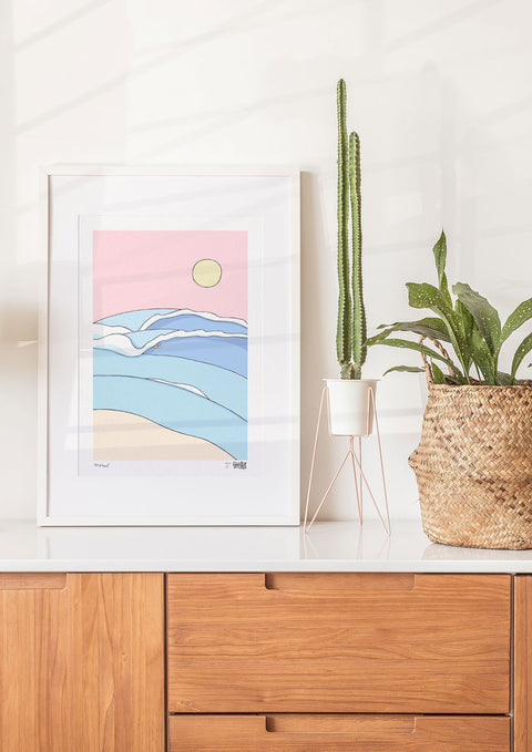 Pitted Surfing Koala Print