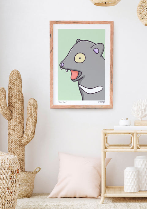 Tassie Devil Art Print