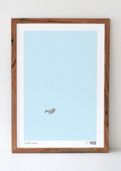 Little Whale Art Print