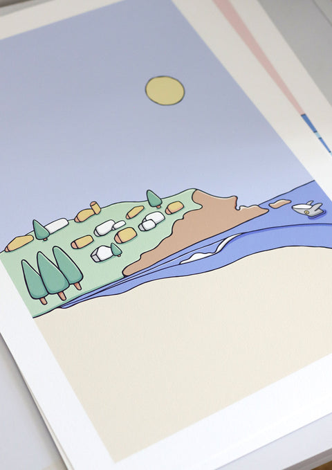 Whale Beach Art Print