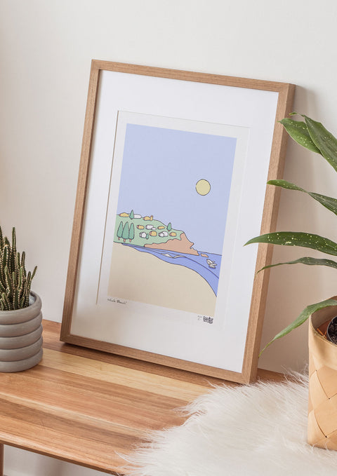 Whale Beach Art Print