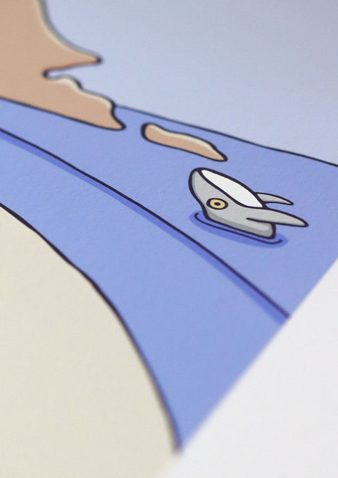 Whale Beach Art Print