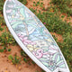 Yugen x Brentos Pastel Paradise 5'8 Quad Surfboard